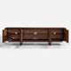 Lira Ash Fluted Media Console (79'')