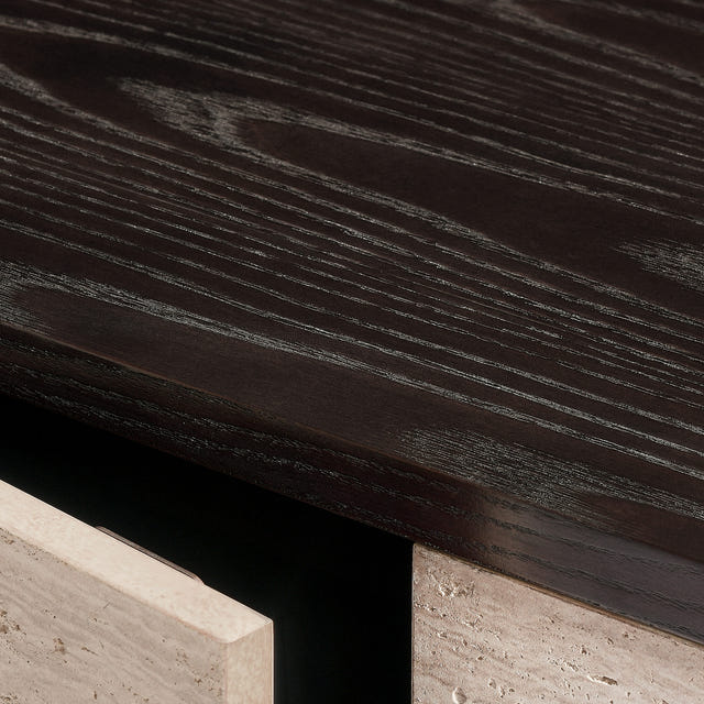 Merano Travertine-Inspired Sideboard (72")