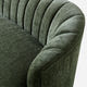 Velaf Chenille Curved Channeled Sofa (87'')