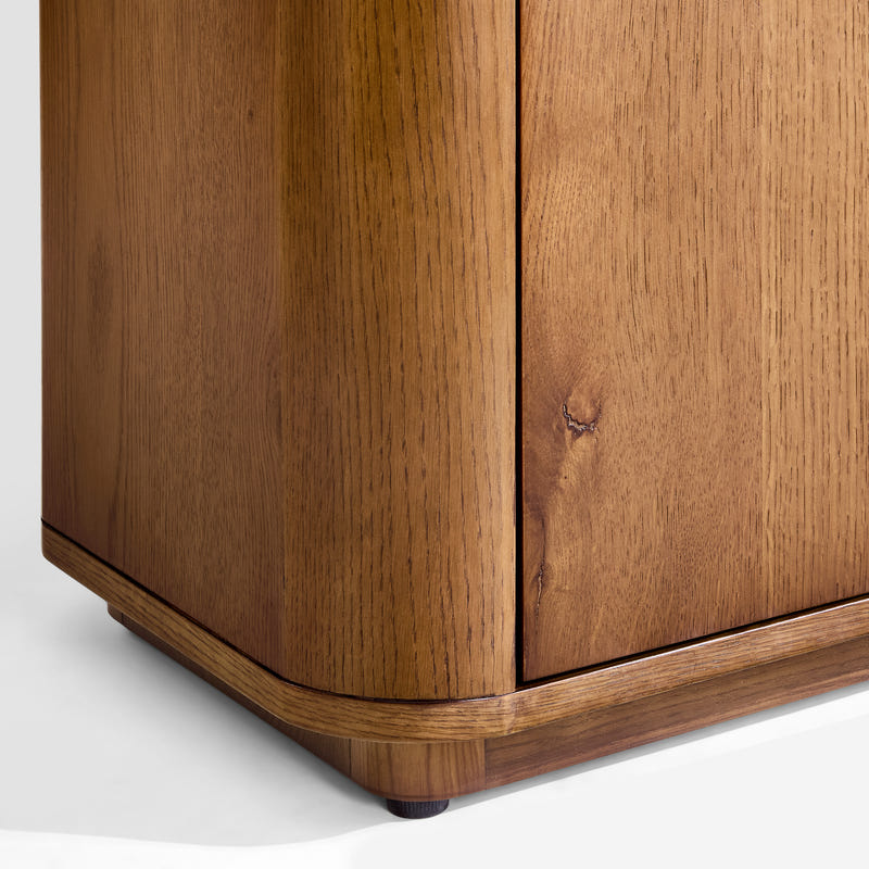 Elowen Oak Curved Sideboard (72'')