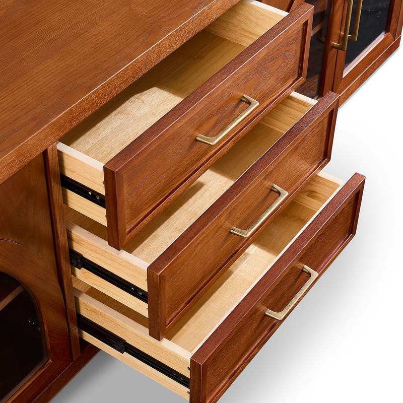 Renlor Ash Wood Arched Media Console (78'')