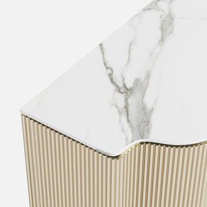 Arcelle Sintered Stone Fluted Sideboard (59")