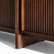 Lira Ash Fluted Media Console (79'')