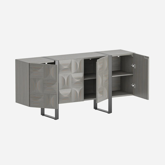 Antique 4-Door Sideboard (67'')