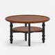 Round Two-tiered Coffee Table (31'')