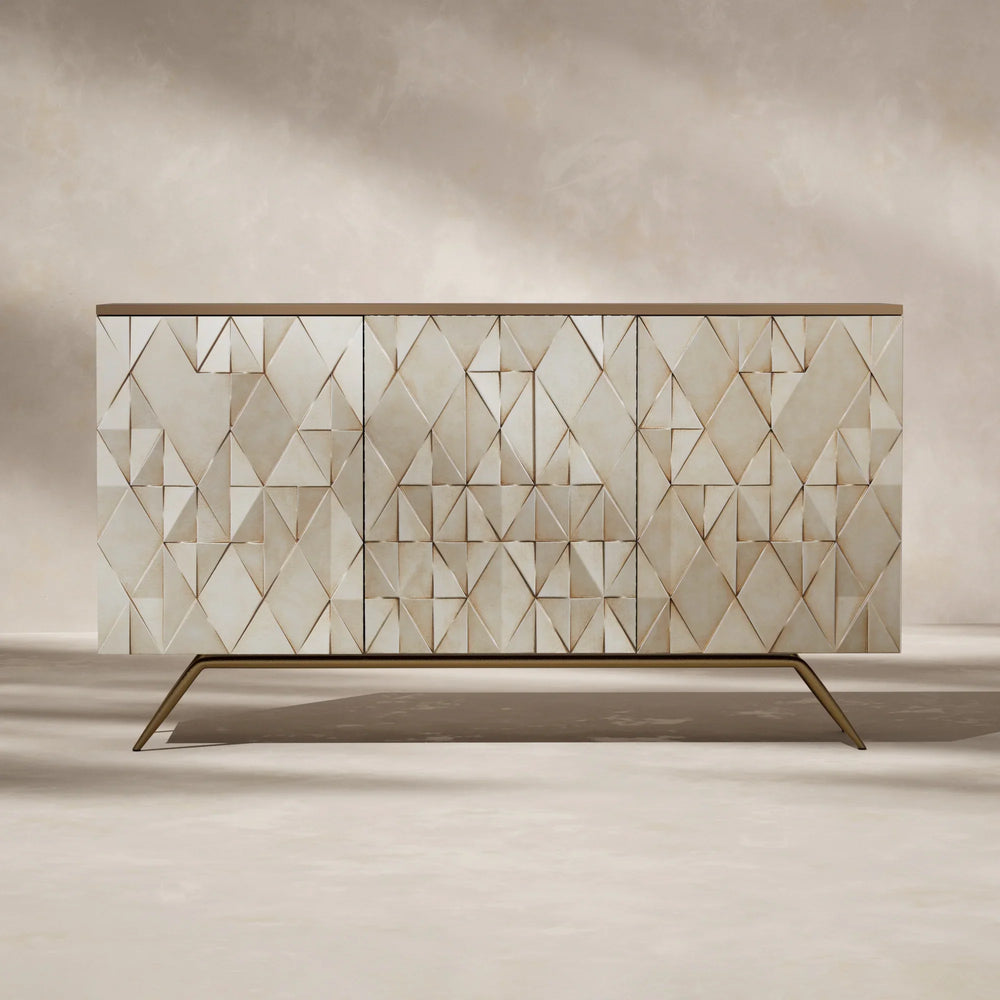 Geometric Textured Buffet (59'')
