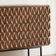 Reco Carved Pattern Wood Sideboard (70'')