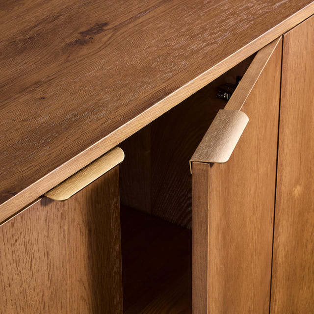 Elowen Oak Curved Sideboard (63'')