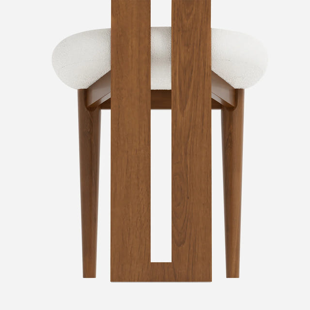 Woce Bouclé Dining Chair (Set of 2)