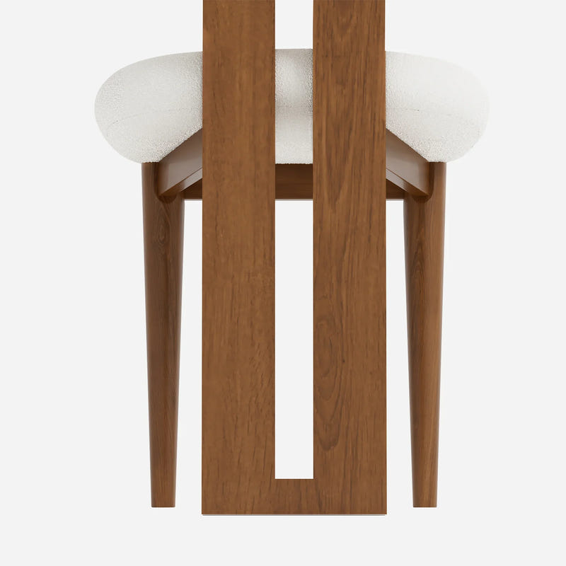 Woce Bouclé Dining Chair (Set of 2)
