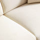 Cirrus White Velvet 3-Seater Sofa (84")