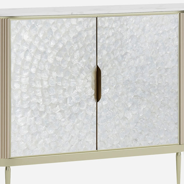 Arcelle Sintered Stone Fluted Sideboard (59")