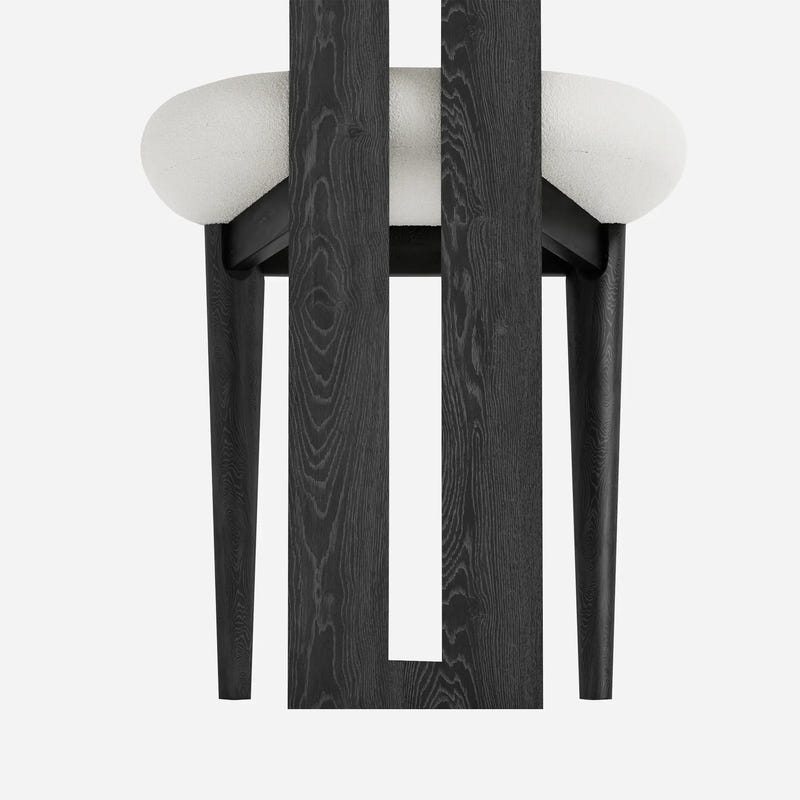 Woce Bouclé Dining Chair (Set of 2)