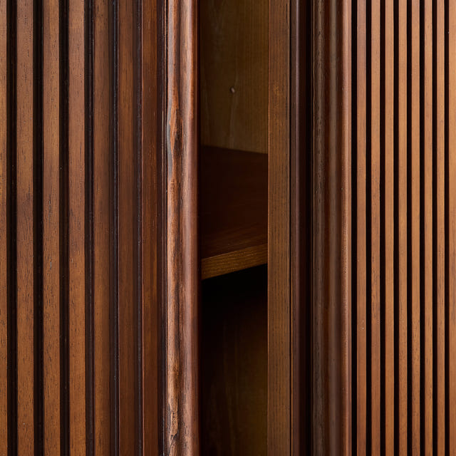 Lira Ash Fluted Sideboard (64'')
