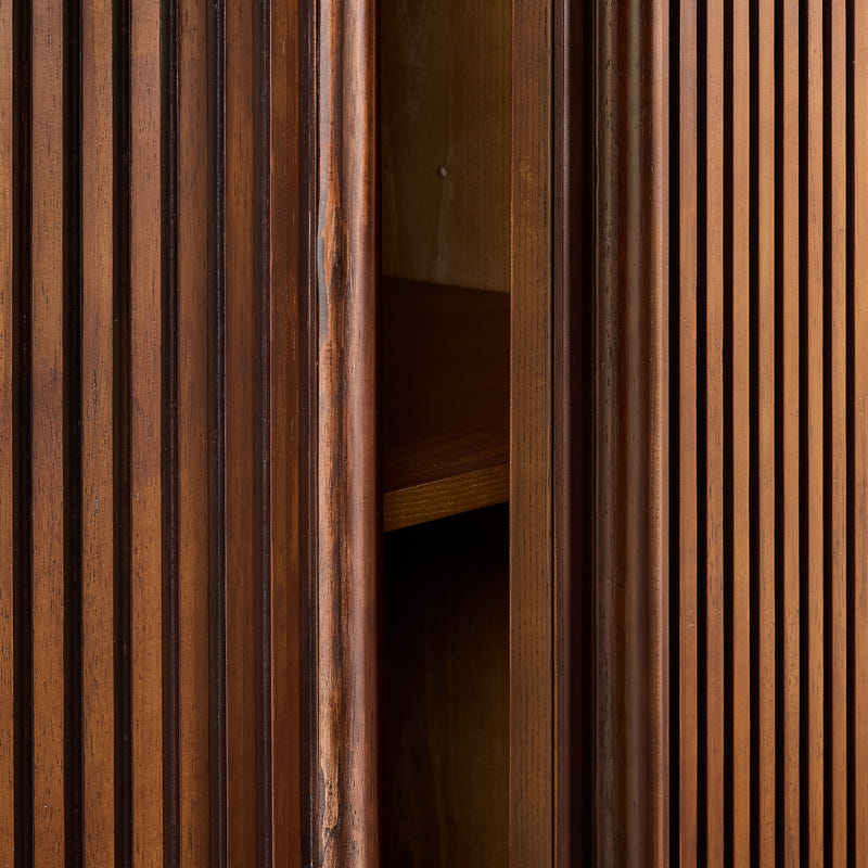 Lira Ash Fluted Sideboard (64'')