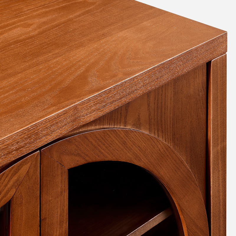 Renlor Ash Wood Arched Media Console (78'')
