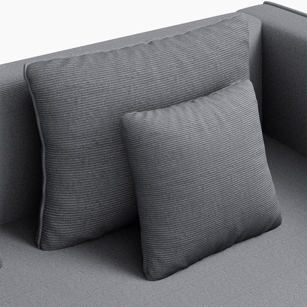 Snooly Convertible Corduroy Sofa Bed (82'')