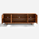 Kalen Ash Wood Geometric Media Console (72'')