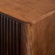 Lira Ash Fluted Media Console (79'')