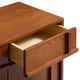 Kalen Ash Wood Geometric Sideboard (63'')