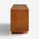 Kalen Ash Wood Geometric Media Console (72'')