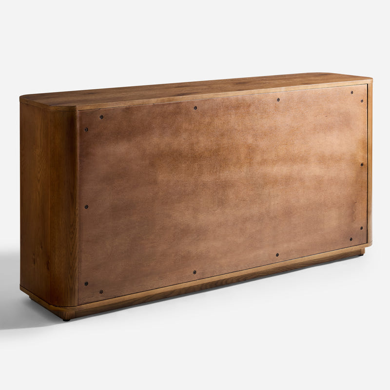 Elowen Oak Curved Sideboard (72'')