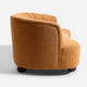 Velaf Chenille Curved Channeled Sofa (87'')