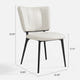 Modern Upholstered Dining Chairs (Set of 2)
