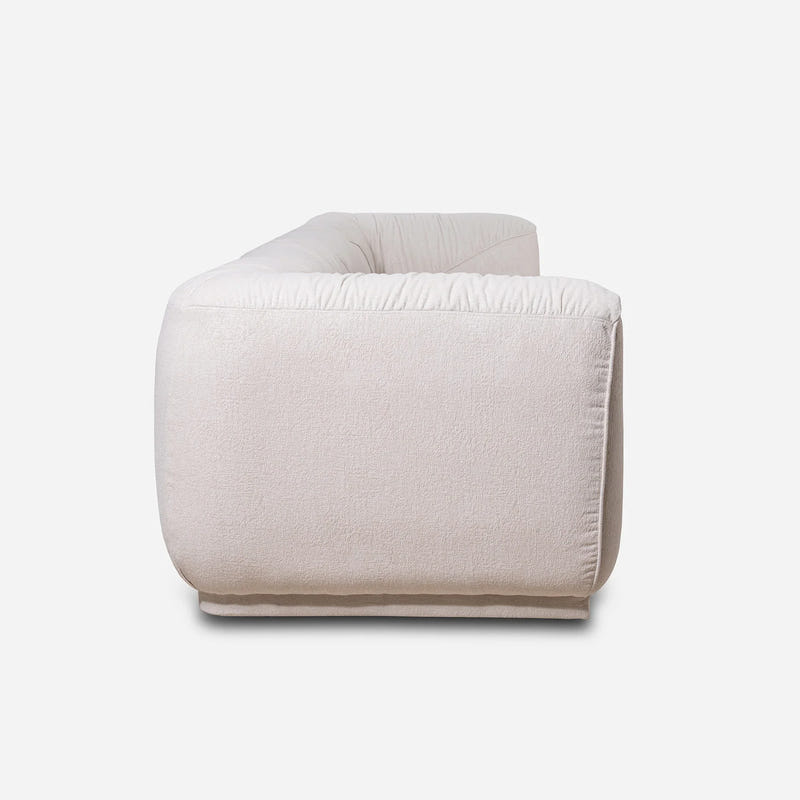 Eden White Chenille Modular Sectional Sofa (147")