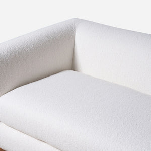 Maeve White Modern Sofa (87")