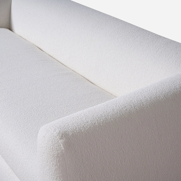 Maeve White Modern Sofa (87")