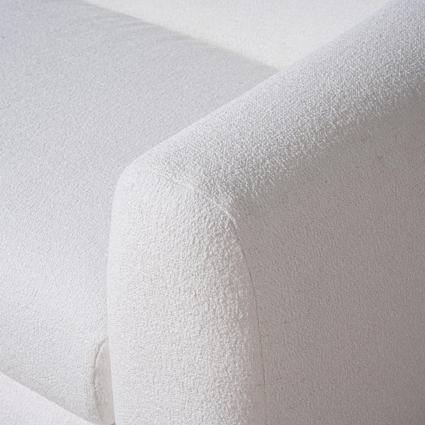 Maeve White Modern Sofa (87")