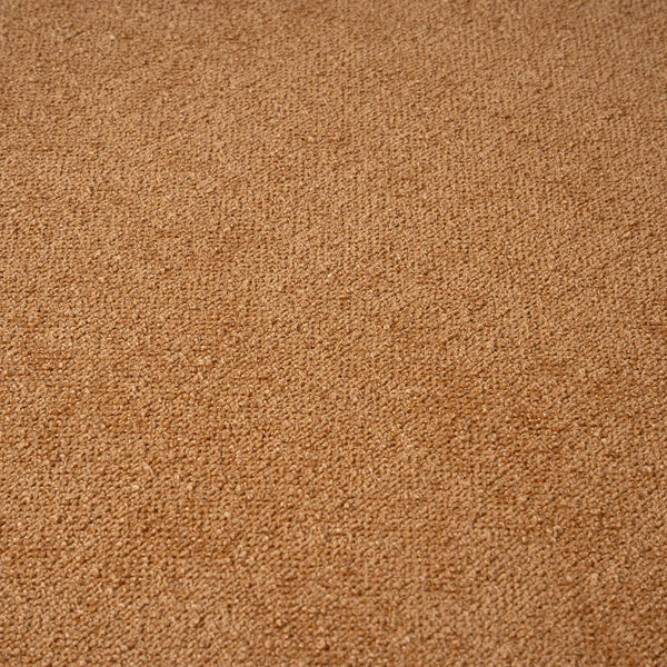 Verona Orange Chenille Curved Sofa (77")