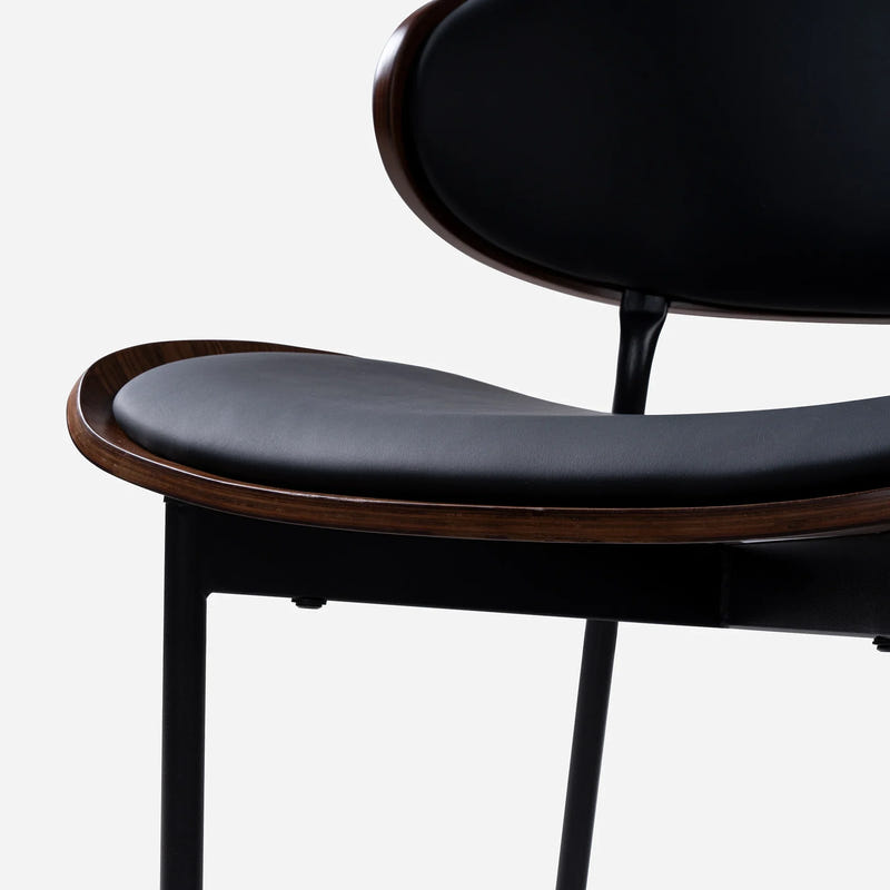 Helios Leather Dining Chairs (Set of 2)