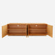 Caden Natural Burled Media Console (84'')