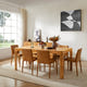 Caden Natural Burled Dining Table (71")