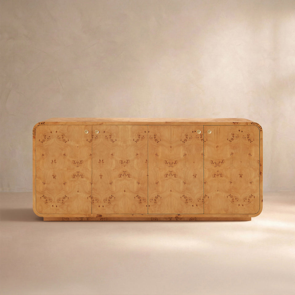 Caden Natural Burled Sideboard (72")