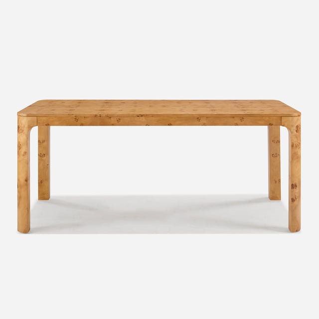 Caden Natural Burled Dining Table (71")