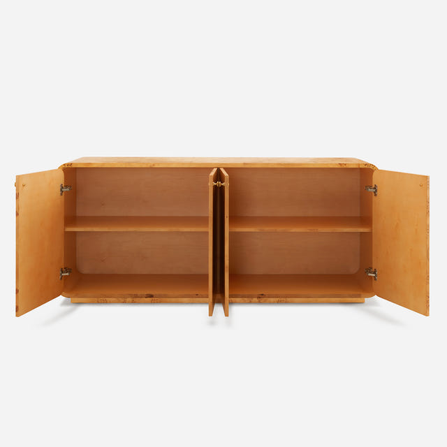 Caden Natural Burled Sideboard (72")