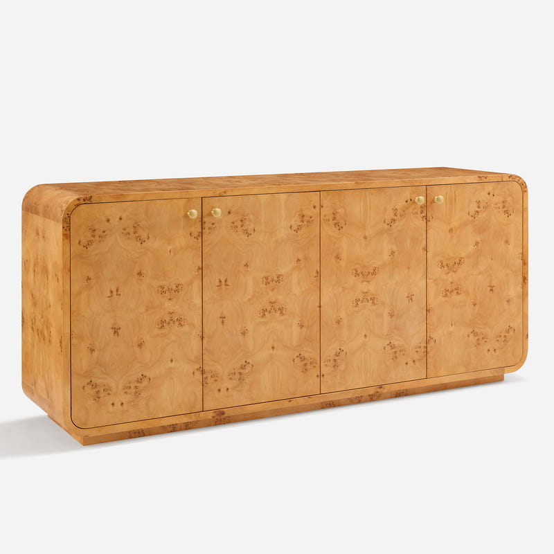 Caden Natural Burled Sideboard (72")