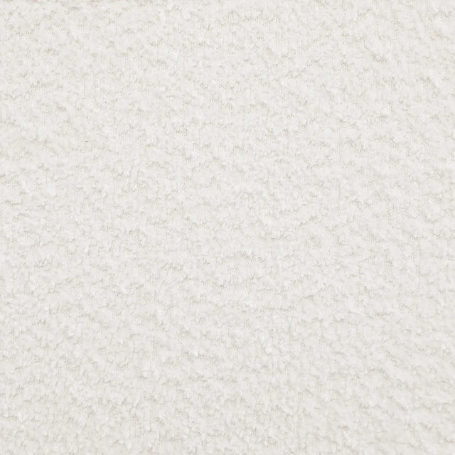 Lyra White Bouclé Channel Sofa (90")