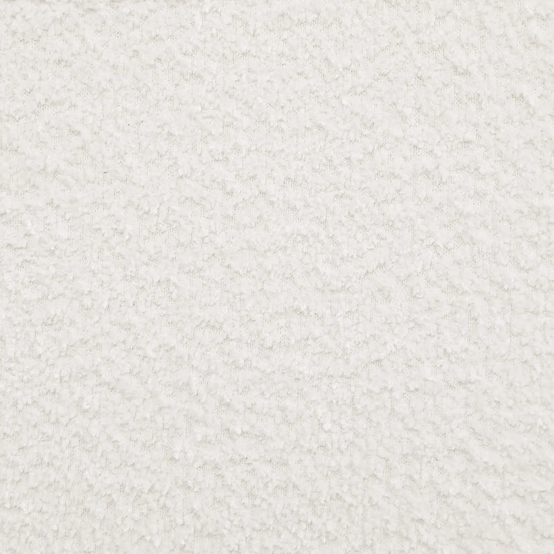 Lyra White Bouclé Channel Sofa (90")