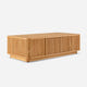 Linora Natural Fluted Coffee Table (52")