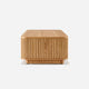 Linora Natural Fluted Coffee Table (52")