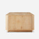 Aven Natural Curved Coffee Table (55'')
