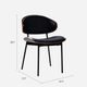 Helios Leather Dining Chairs (Set of 2)