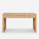 Aven Natural Curved Office Desk(60'')
