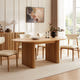 Linora Natural Fluted Dining Table (72")