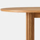 Linora Natural Fluted Dining Table (72")
