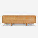 Linora Natural Fluted Media Console (84")